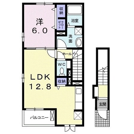 サンパティークIIの物件間取画像